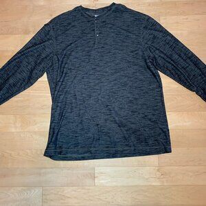 Like new green Haggar men's long sleeve pullover